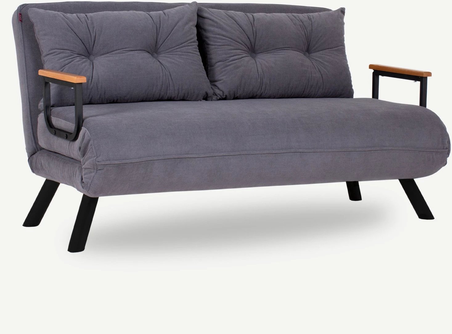 Divan-krevat dy ulëse, Sando, ngjyrë gri