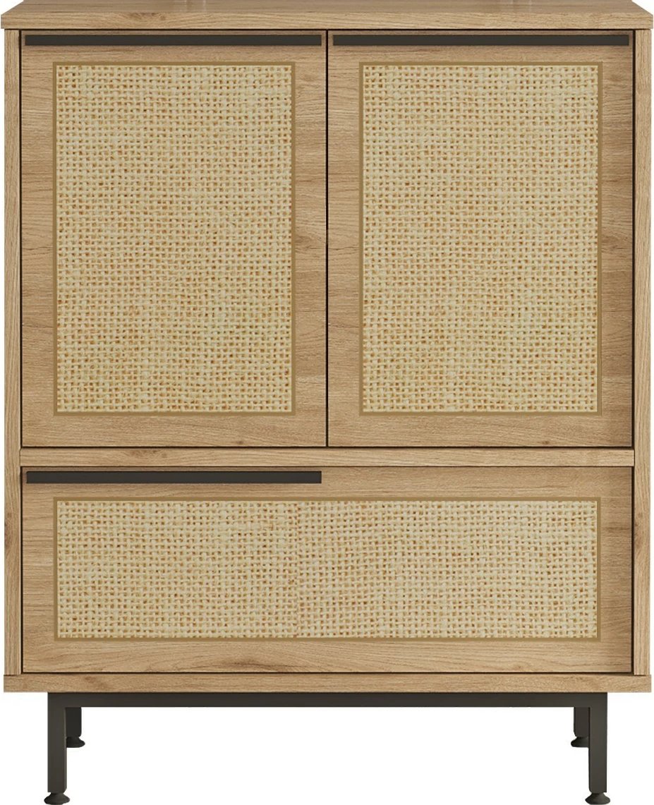 Dollap multifunksional Hanah Home, On8B-Su, ngjyrë arre dhe lis