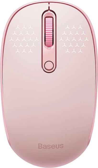 Maus wireless Baseus F01B Tri-mode, 1600 DPI, rozë