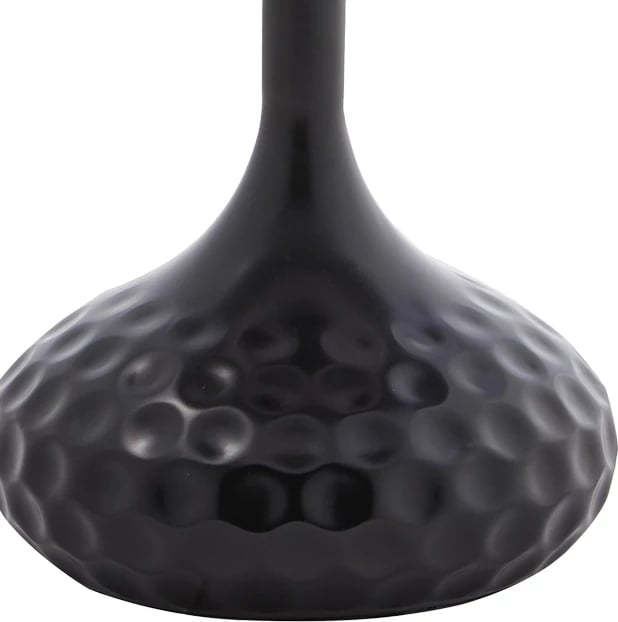 Tavolinë kafeje Fabron Inart gur i sinterizuar i zi D50x52cm