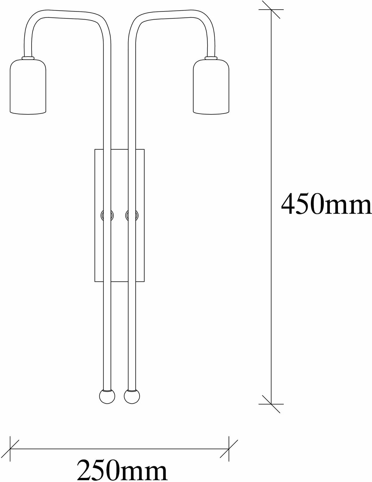 Llambë muri Opviq, Mum - 3511, ngjyrë ari dhe e zezë Llambë muri Opviq, Mum - 3511, ngjyrë ari dhe e zezë