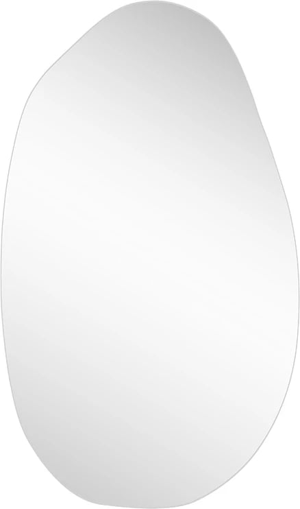 Pasqyrë pa kornizë, e zezë, 50x1.2x85cm