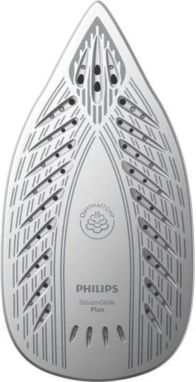 Hekur me avull, Philips, PerfectCare 6000 PSG6026/20, stacion hekurosjeje kompakt, depozitë uji 1.8 L, teknologji OptimalTEMP, blu/bardhë