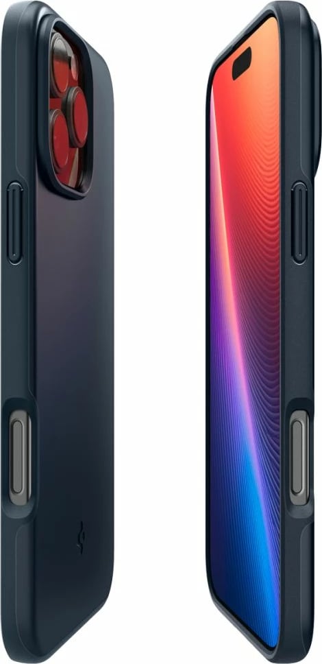 Mbështjellës Spigen Thin Fit MagSafe për iPhone 16 Pro Max, Gri e errët