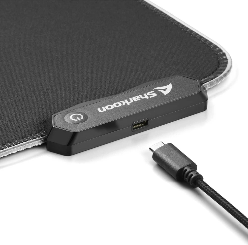Mauspad gaming Sharkoon 1337 RGB V2, i zi, USB powered