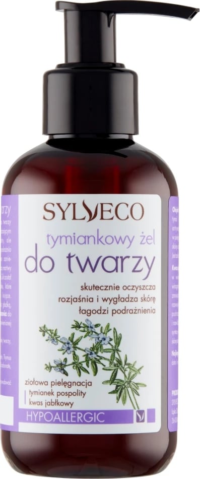 Xhel për fytyrë SYLVECO Thyme për femra, 150ml