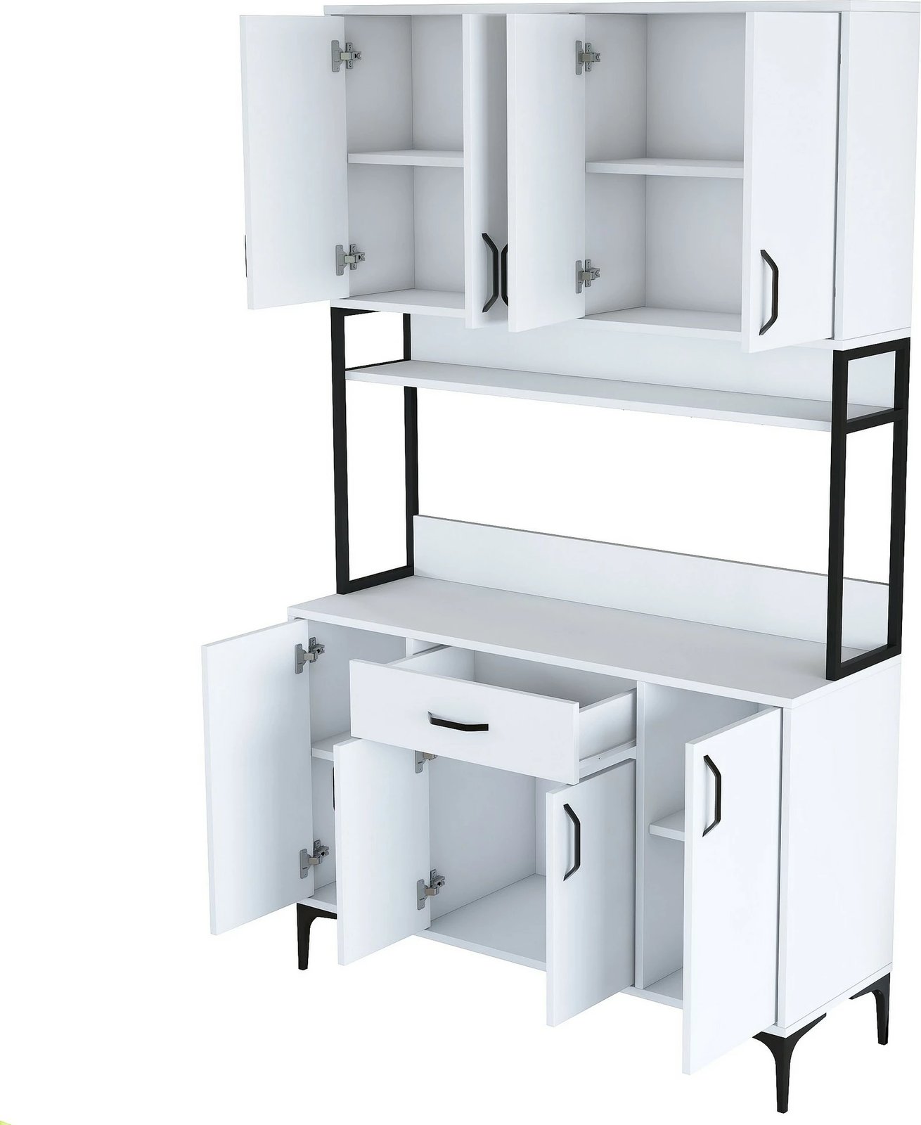 Dollap shumëpërdorimësh, ngjyrë e bardhë, JE127-2984