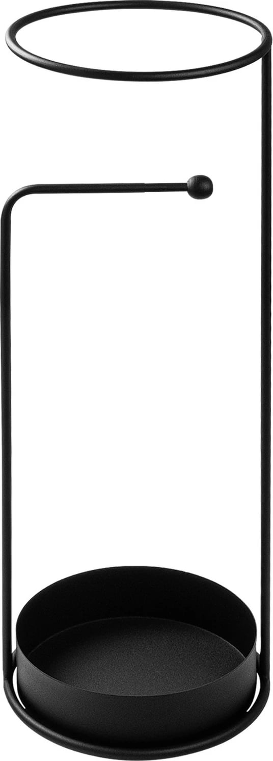 Stendë për ombrella, metalike, ngjyrë e zezë, Evila Originals, 22x22x60cm