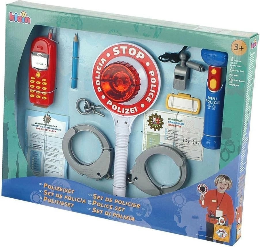 Set policie për fëmijë Klein 8850, 10 pjesë, shumëngjyrësh