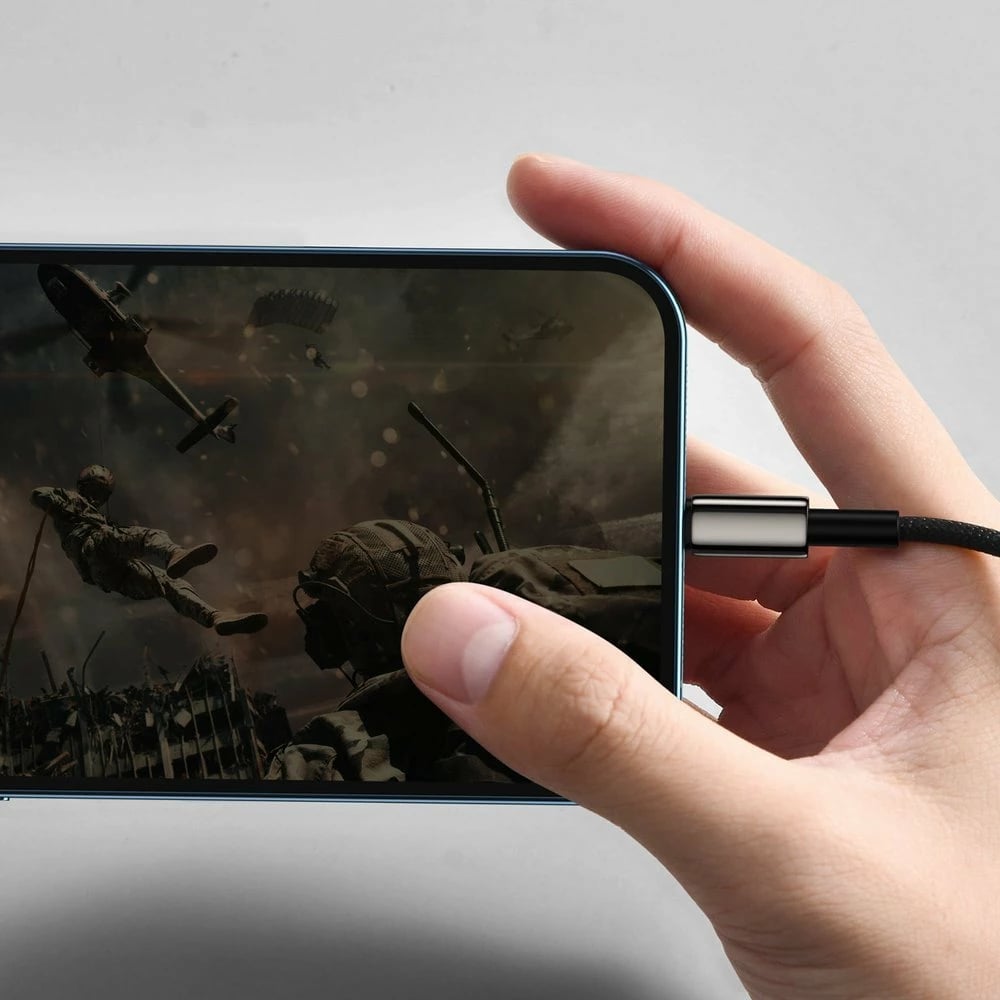 Kabllo 3-në-1 Baseus CAMLTWJ-01, USB në USB-C/Lightning/micro USB, 1.5m, e zezë Kabllo 3-në-1 Baseus CAMLTWJ-01, USB në USB-C/Lightning/micro USB, 1.5m, e zezë