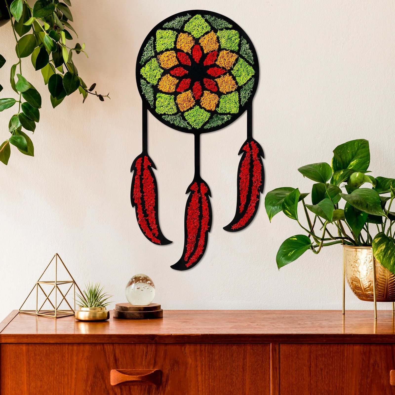 Aksesor dekorativ për mur Wallity, myshk - Dream