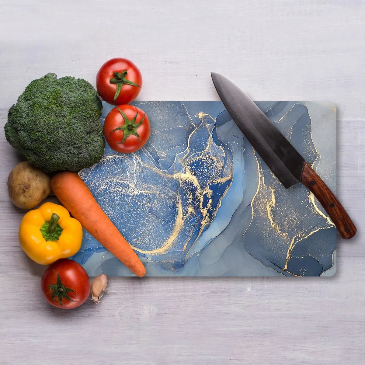 Dërrasë prerëse Hermia, qelq i temperuar, shumëngjyrëshe, Ckt105 - 3040, 30x40cm Dërrasë prerëse Hermia, qelq i temperuar, shumëngjyrëshe, Ckt105 - 3040, 30x40cm