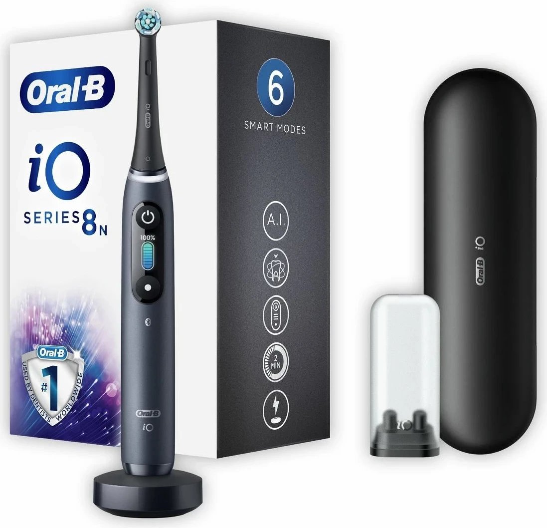 Furçë dhëmbësh magnetike Oral-B iO Series 8, e zezë