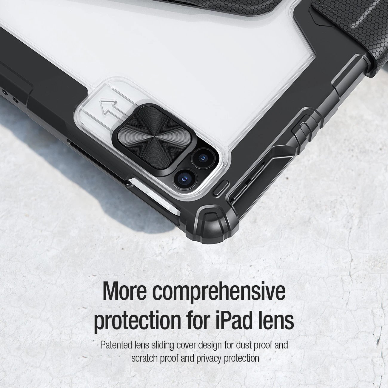 Mbështjellës tablet Nillkin Bumper SnapSafe për iPad Pro 12.9 2020/2021/2022, kaltër