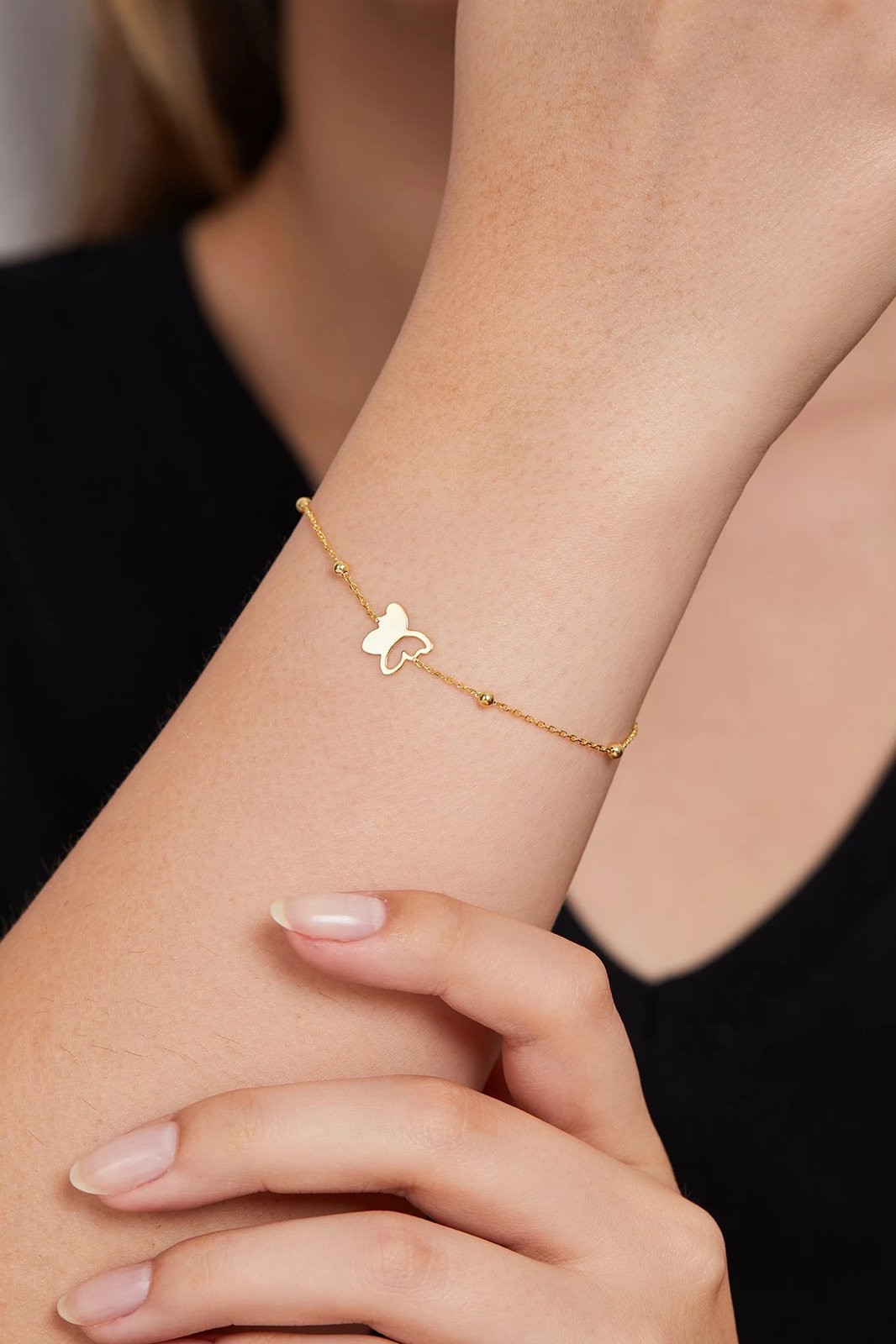 Byzylyk argjendi Elika Silver, ngjyrë ari, ELKAB92247