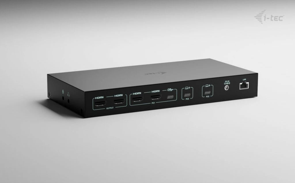 Docking station I-Tec D I-TEC USB-C, 4x HDMI, 5x USB, Ethernet, 180W, zi