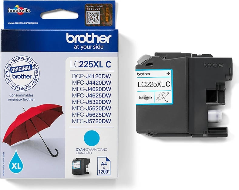 Toner Brother LC225XL C, cyan, 1200 faqe