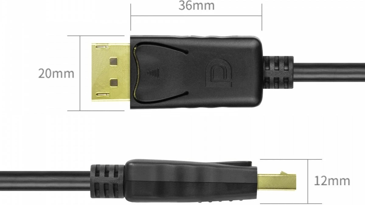 Kabllo DisplayPort Unitek Y-C609BK, 3.0m, e zezë
