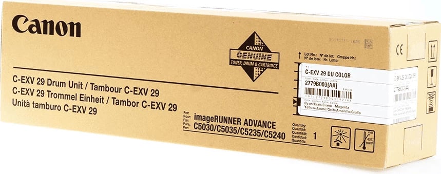 Njësi drum Canon C-EXV 29 (2778B003) rendiment 169000 faqe, e zezë