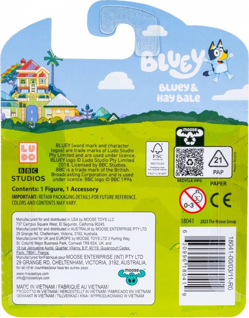 Figurinë Bluey Tm Toys BLU18040, Bingo & Dunny, plastikë, për fëmijë, shumëngjyrëshe, 1 copë Figurinë Bluey Tm Toys BLU18040, Bingo & Dunny, plastikë, për fëmijë, shumëngjyrëshe, 1 copë