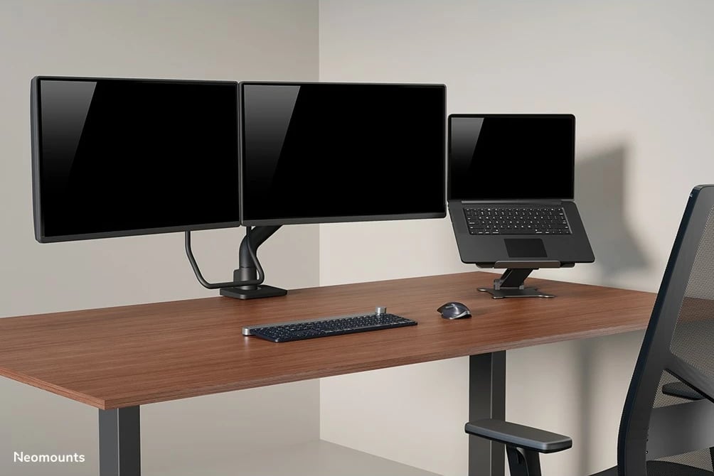 Mbajtës laptopi Newstar Neomounts DS20-740BL1, alumini, i zi, 11-15 inç