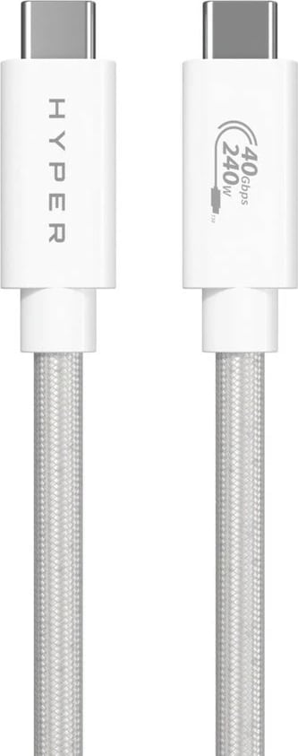 Kabllo USB-C Targus HyperDrive USB4 Performance CAB, 1.2m, 240W, e bardhë