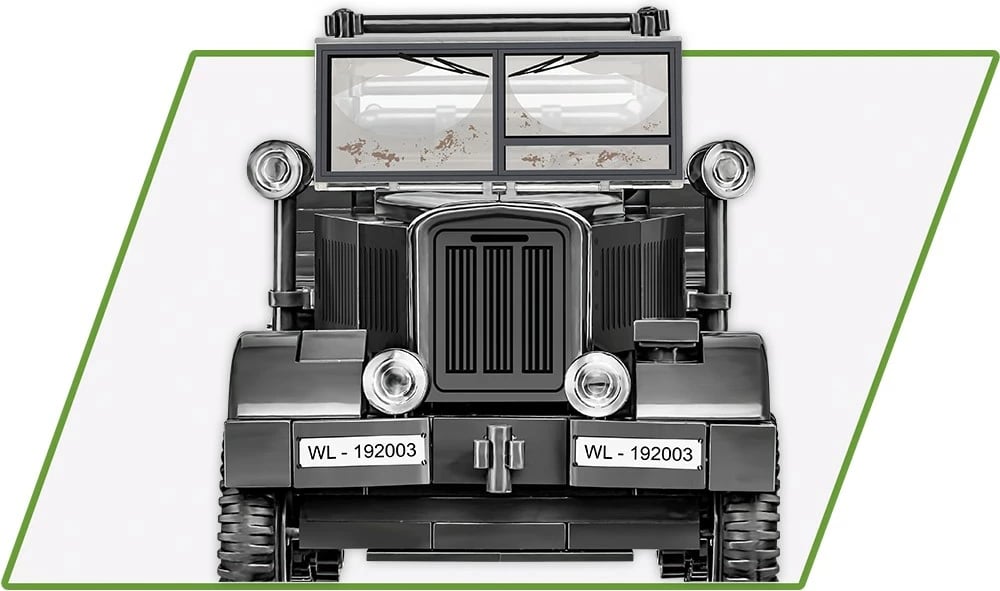 Set ndërtimi Cobi Klocki Sd.Kfz. 7 Half-Track, 439 pjesë, 1:35, me 2 figura, Gri