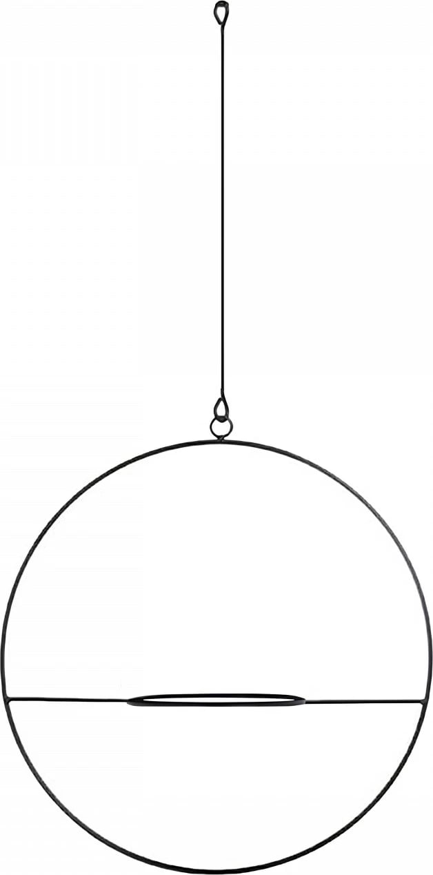 Jardiniere varëse, e zezë, Evila Originals, SEH-4623, 30x130cm