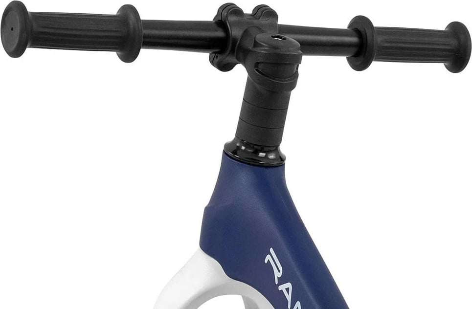 biçikletë pa pedale, Milly Mally Ranger Flash, 12", kornizë kompozite, goma EVA me LED, sedile e rregullueshme, blue navy