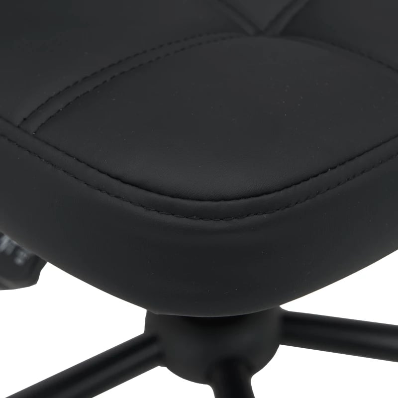 Karrige zyre Sedia pu e zezë 50x50x75-85cm