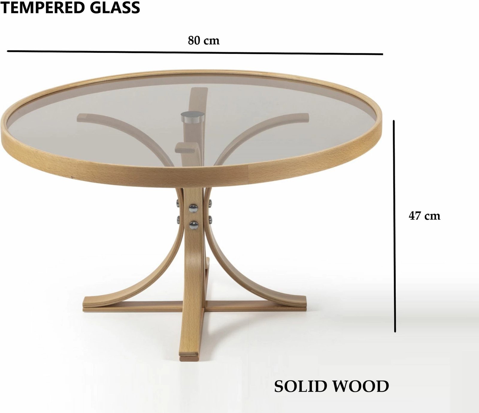 Tavolinë kafeje Skye Decor, Boston, ngjyrë lisi