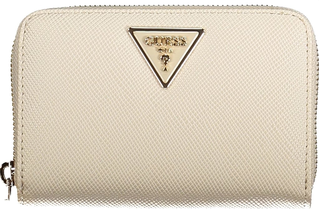 Portofol GUESS JEANS LAUREL II SLG për femra, bezhë