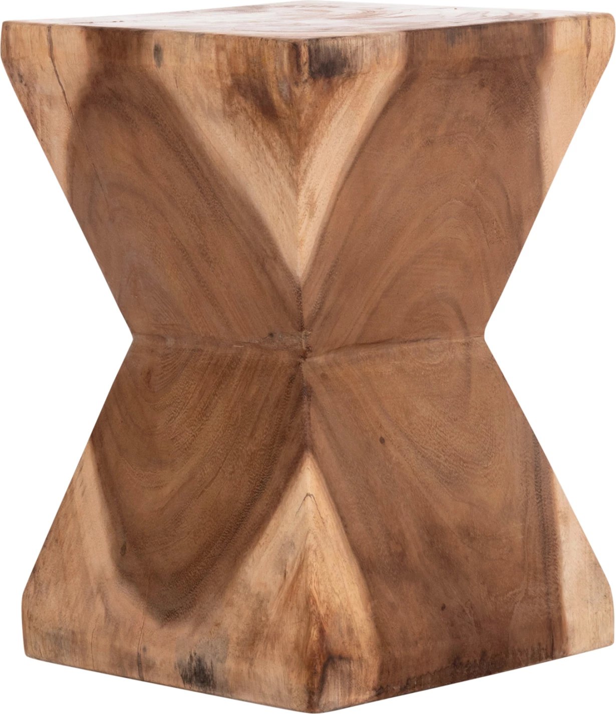 Stool ANVIL, dru suar natyral, 31x31x45cm