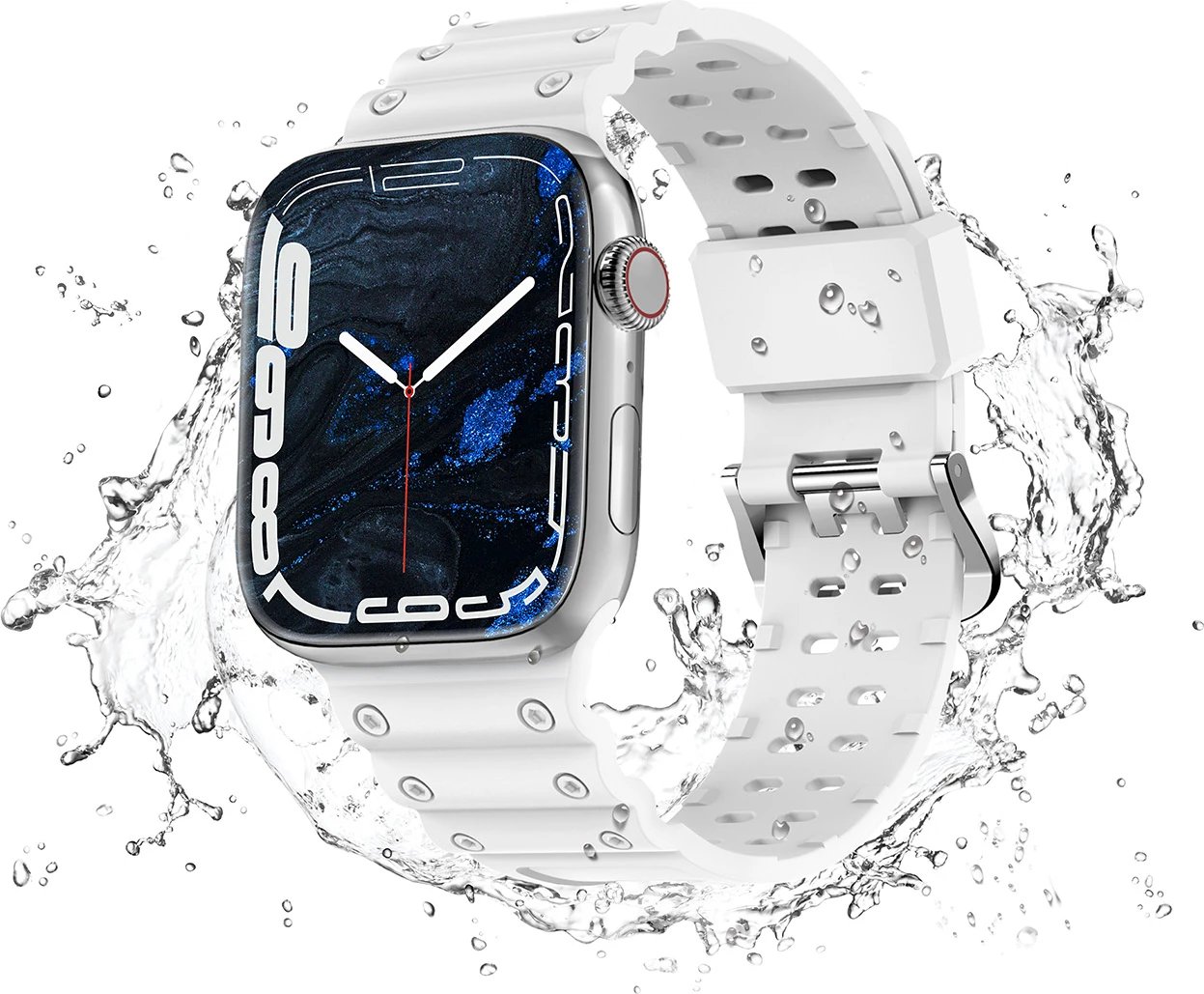 Rrip për Apple Watch Hurtel Strap Triple Protection, 38/40/41mm, i bardhë