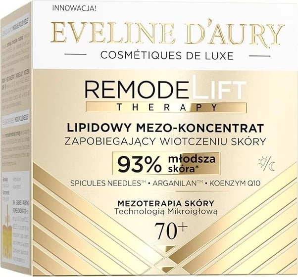 Krem fytyre për femra Eveline d'Aury Remodelift Therapy Lipid Mezo-Concentrate 70+, 50ml
