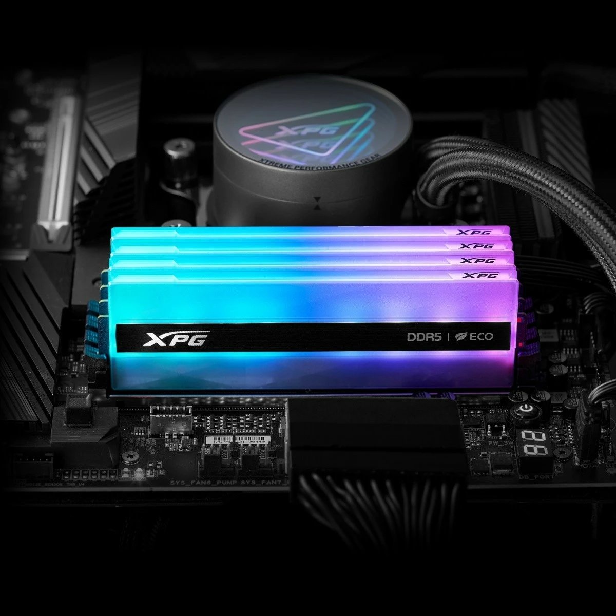 RAM Memorje Adata XPG Lancer NEON RGB DDR5, 32GB (2x16GB), 6000MHz, CL30, me RGB