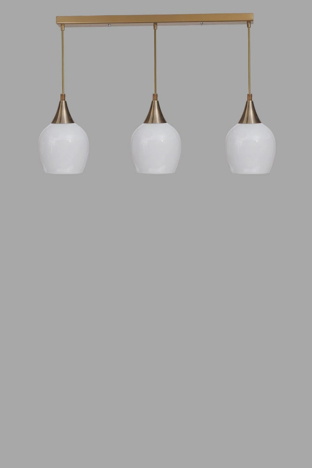 Llambadar Opviq, 9063-5, metal e xham, ngjyrë e bardhë dhe ari