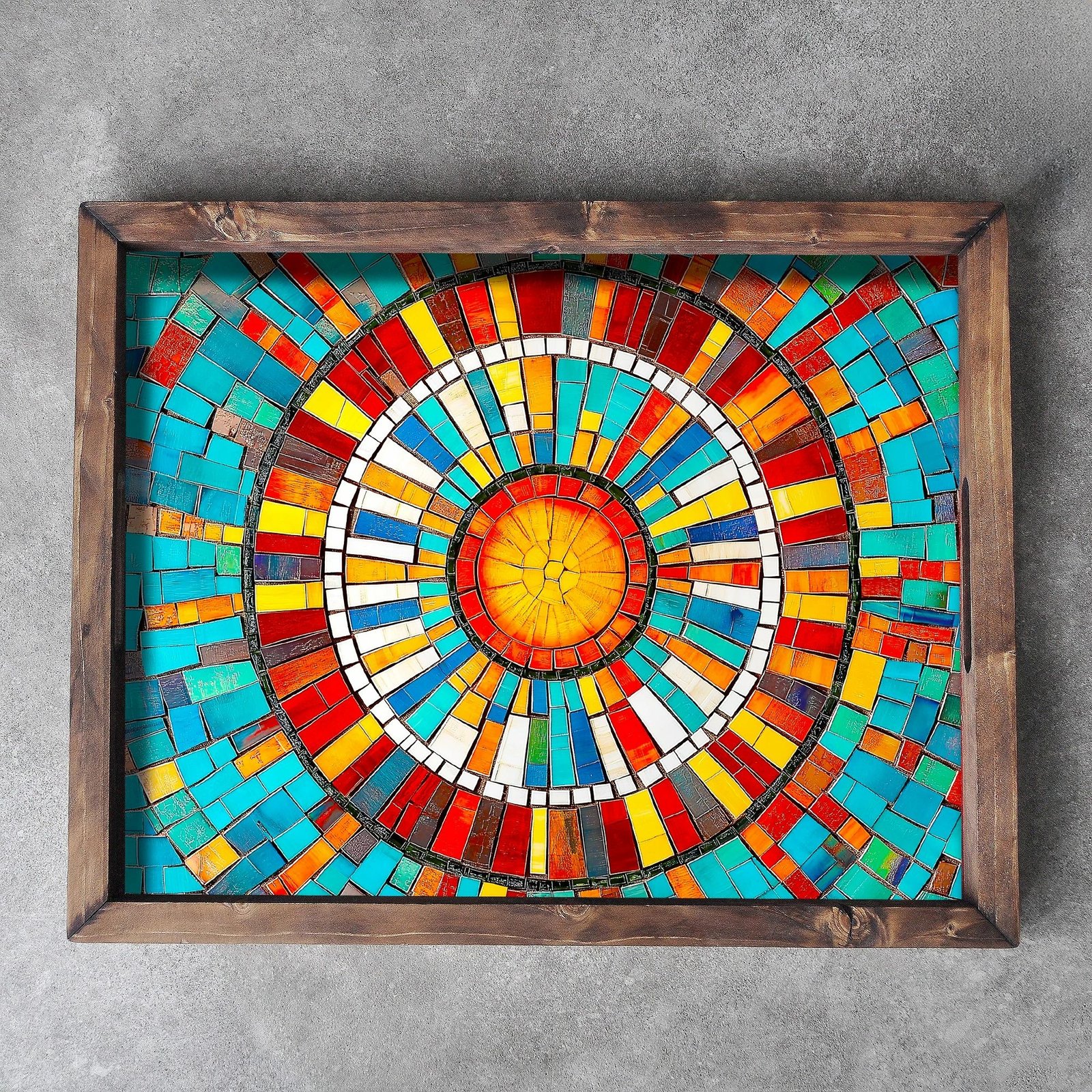 Tabaka druri, shumëngjyrëshe, Evila Originals, REF019, 48x38x4 cm Tabaka druri, shumëngjyrëshe, Evila Originals, REF019, 48x38x4 cm