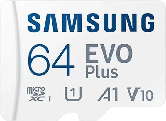 Kartelë memorie microSD Samsung EVO Plus 64GB me adapter SD