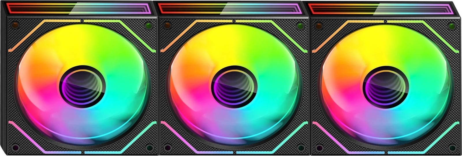 Set ventilatorë për kasë TACENS Mars Gaming MF3DPROKIT, 12 cm, LED Blu, 3 copë