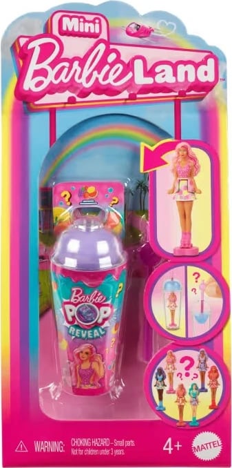 Kukull Barbie Mini Barbieland Pop Reveal Mattel, plastikë, për vajza