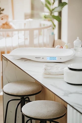 Peshore bebe, Camry CR 8185, 20 kg 5 g, kg/lb/oz, Auto-HOLD Tare LCD, e bardhë Peshore bebe, Camry CR 8185, 20 kg 5 g, kg/lb/oz, Auto-HOLD Tare LCD, e bardhë