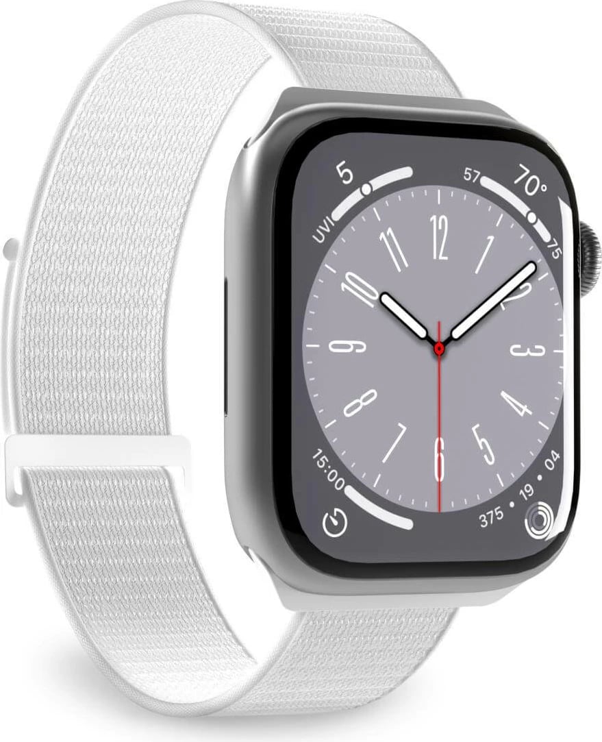 Rrip sport najloni për Apple Watch Puro PUSPORTAW40WHI, 38/40/41mm, Bardhë