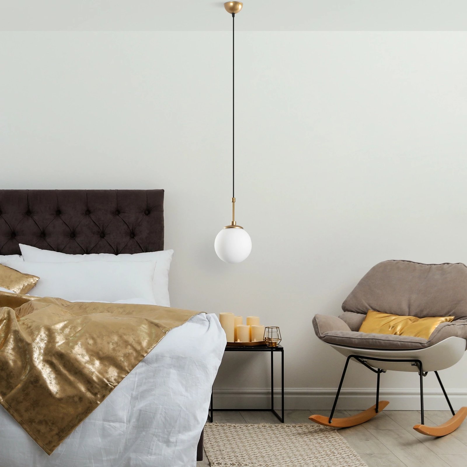 Llambë tavani Opviq Orbital, ngjyrë ari, 15-14002