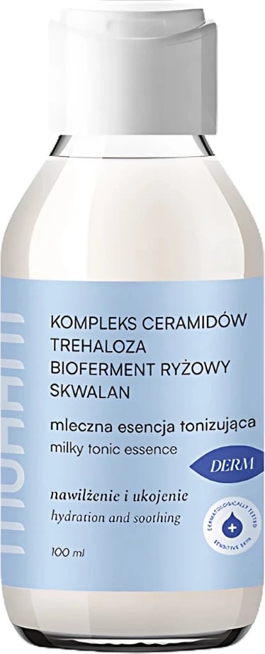 Esencë hidratuese për fytyrë Mohani Milky Tonifying Essence 100ml, për femra