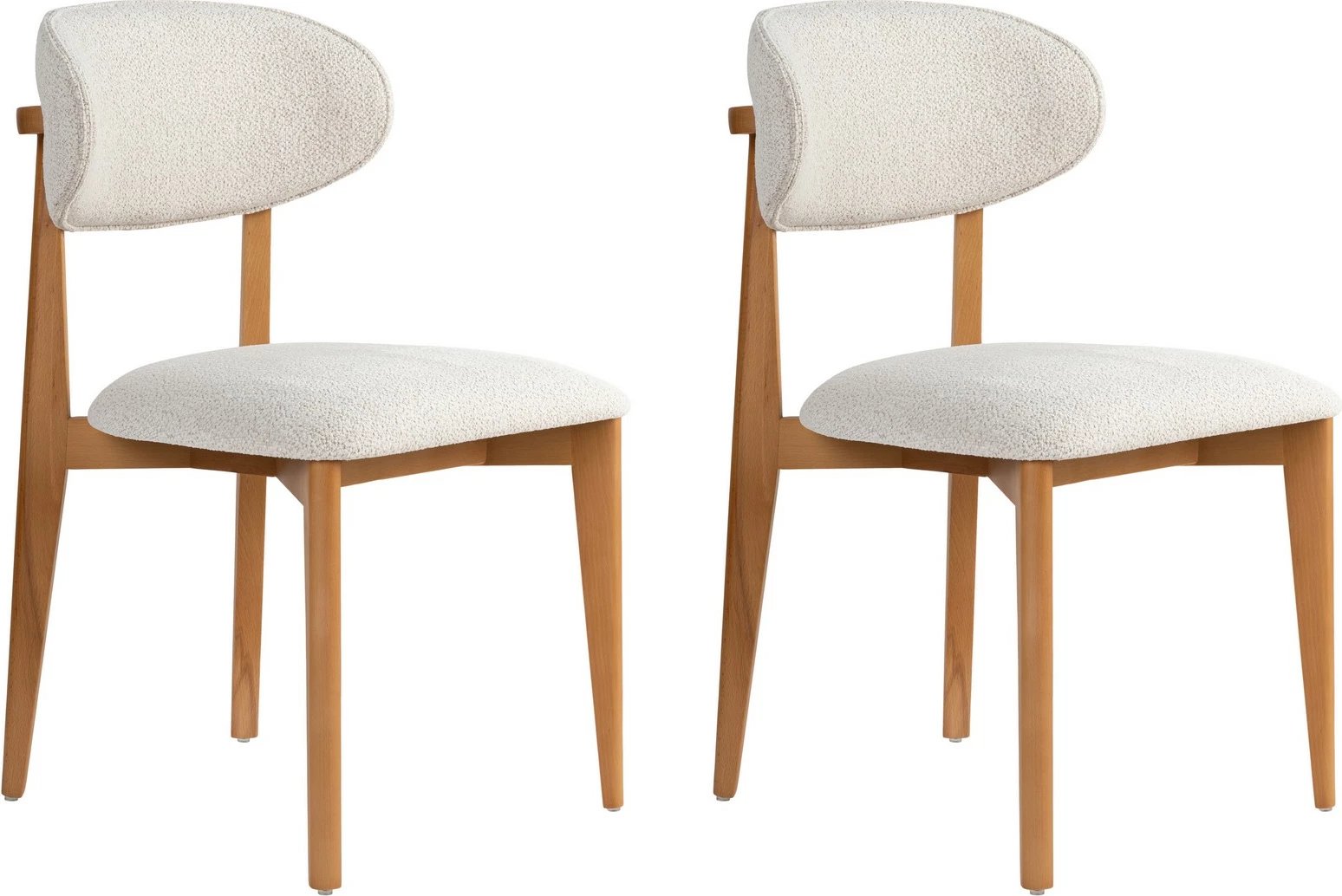 Set karrigash (2 copë), Skye Decor, Lionte, e bardhë, lis i errët