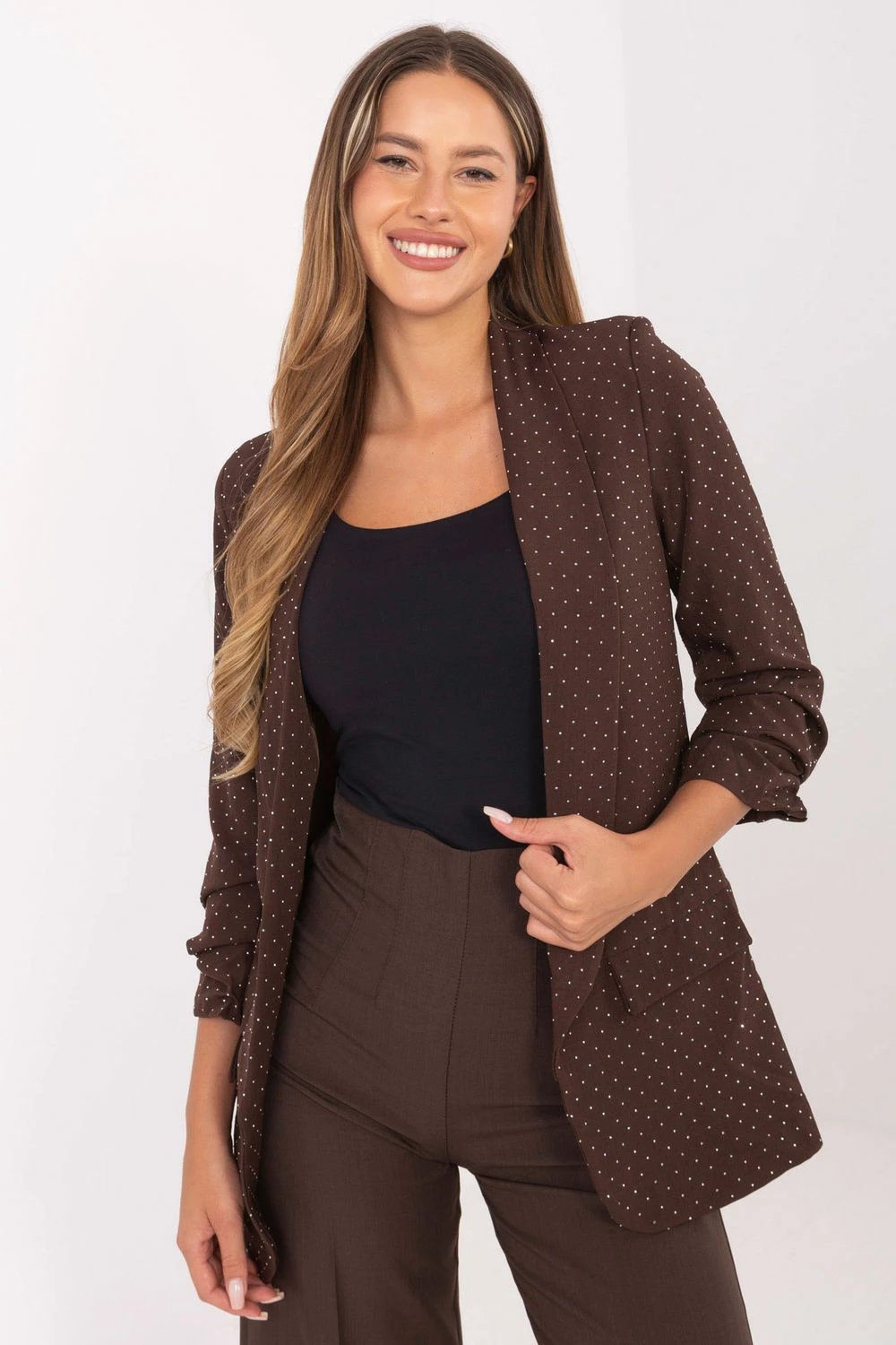Jakne për femra Italy Moda 217017, kafe