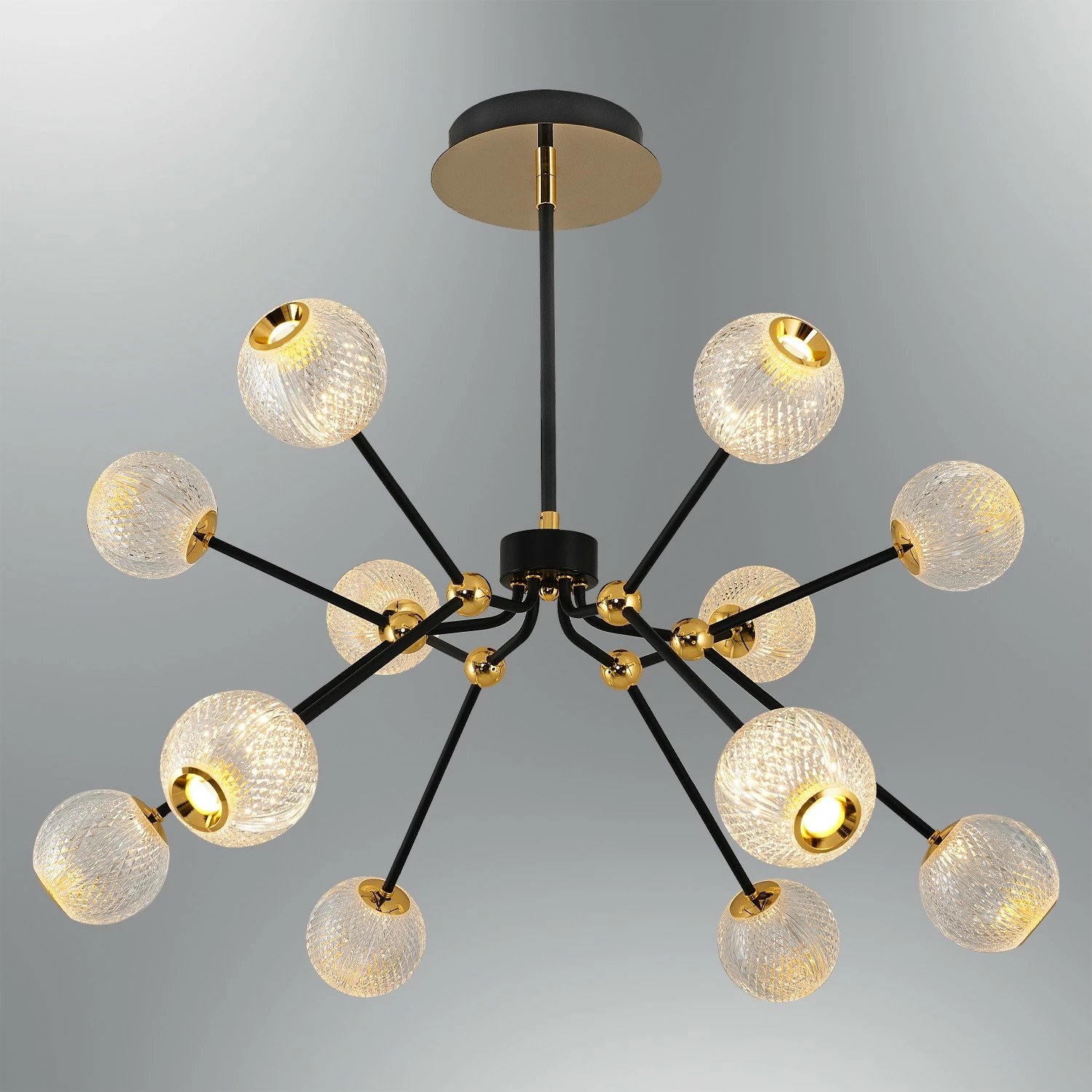 Llambë tavani Opviq, L1411, e zezë