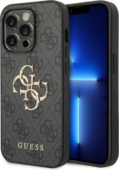 Mbështjellës Guess GUHCP15L4GMGGR për iPhone 15 Pro 6.1", hardcase, gri Mbështjellës Guess GUHCP15L4GMGGR për iPhone 15 Pro 6.1", hardcase, gri