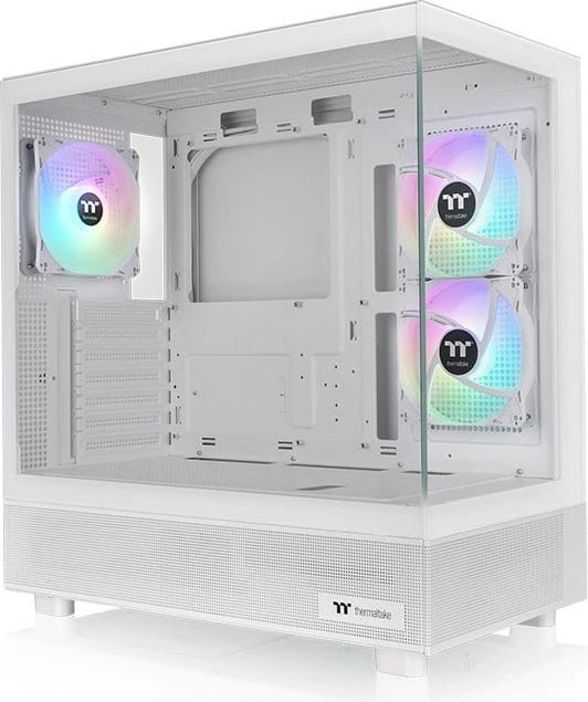 Kasë Thermaltake View 270 Plus TG ARGB Snow White, Midi Tower, xham i temperuar, bardhë